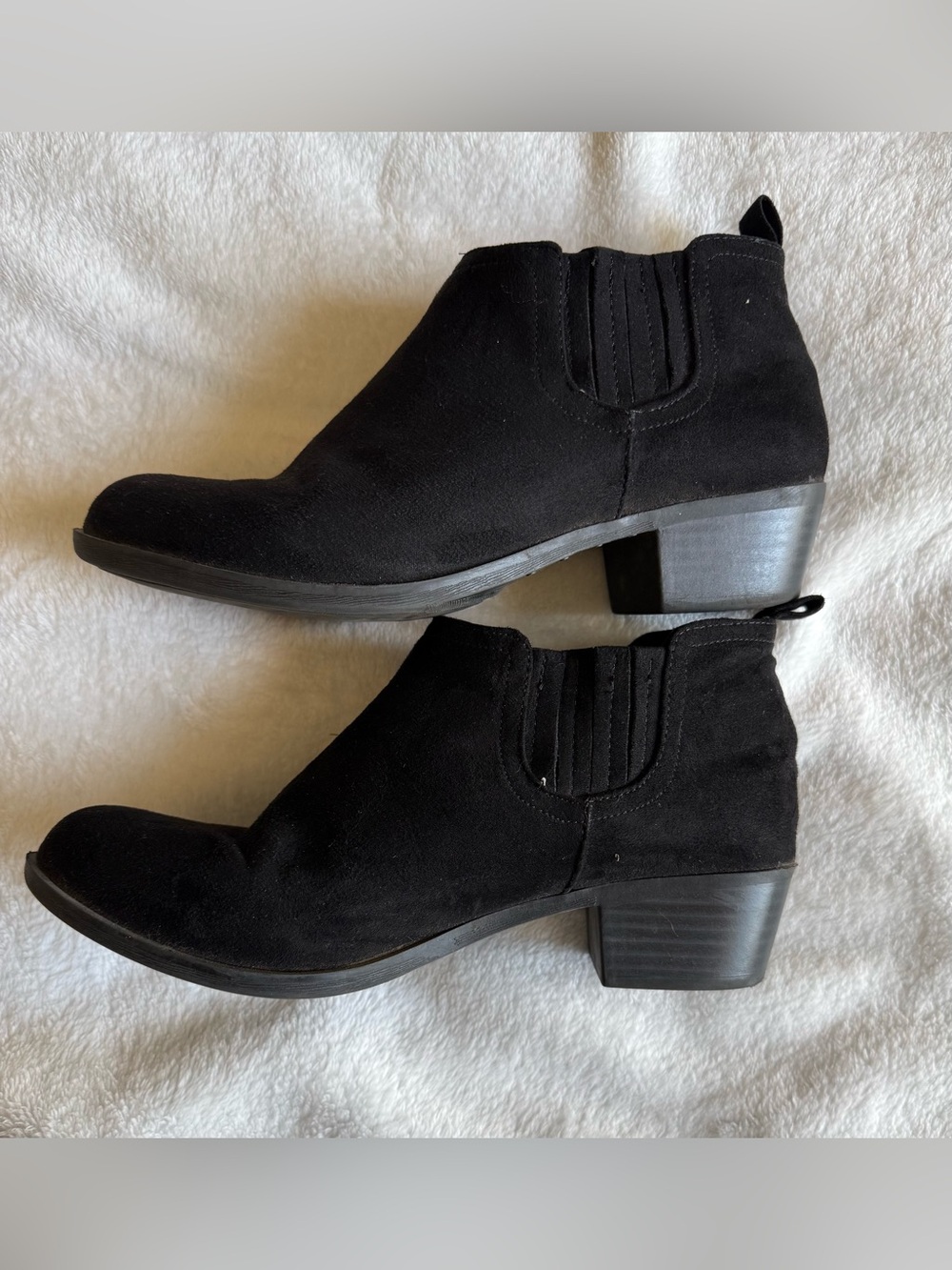 Torrid Black Suede Ankle Booties